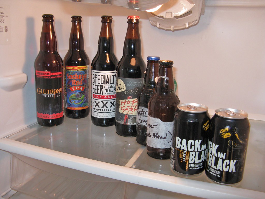 Way to store beer in the fridge