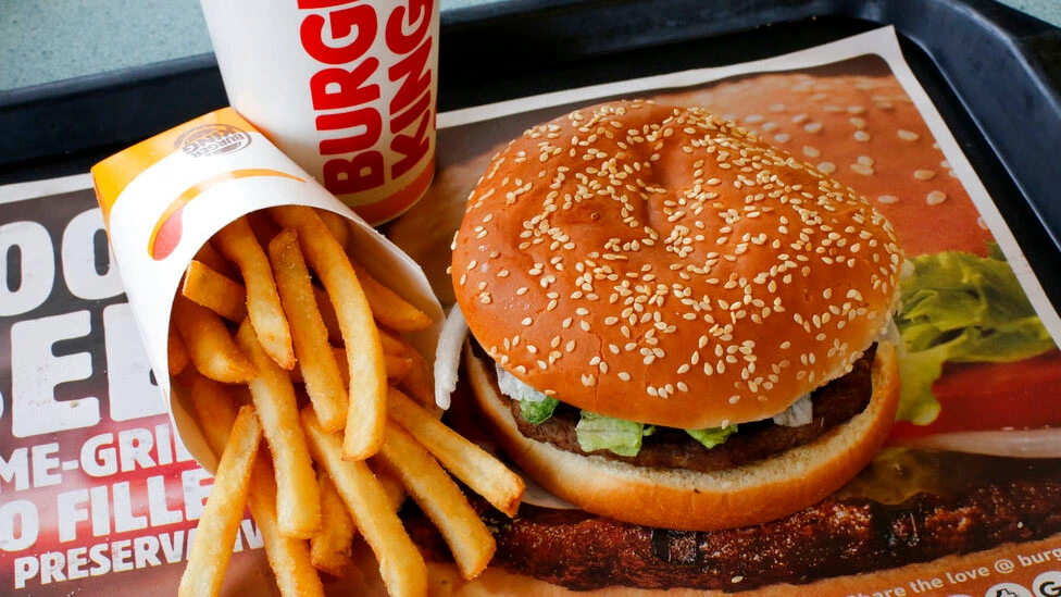 Whopper Burger and french fries 